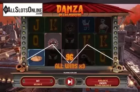 Win Screen 1. Danza De Los Muertos from Spinmatic