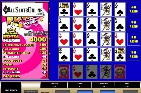 Game Screen. Double Joker MH (Microgaming) from Microgaming