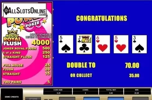 Game Screen. Double Joker MH (Microgaming) from Microgaming