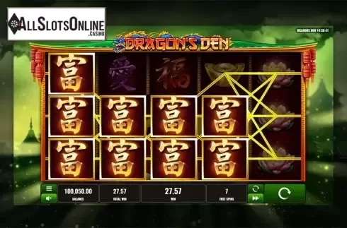 Game workflow 4. Dragon's Den from Playreels