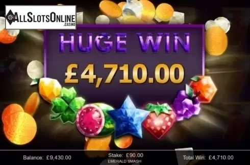 Huge Win. Emerald Smash from Inspired Gaming