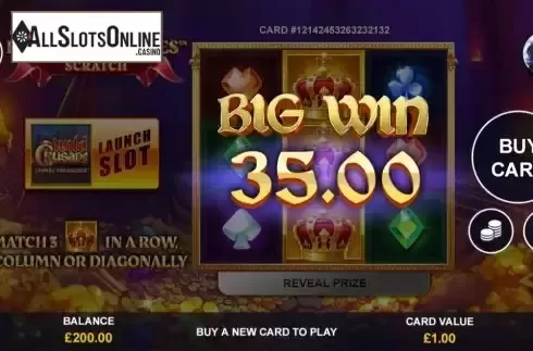 Big Win screen