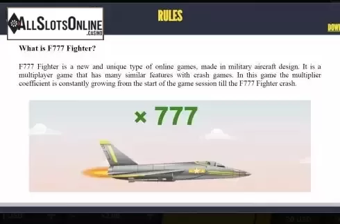 Rules Screen