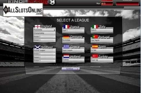 Game Screen 1. Final Score (Playtech) from Playtech