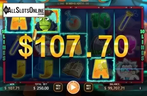 Win Screen 2. Frankenstein (KA Gaming) from KA Gaming