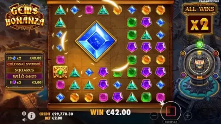 Gems Bonanza slot screenshot 3