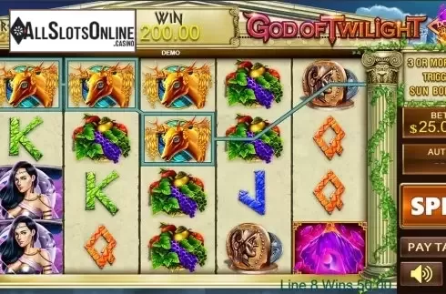 Game workflow 2. God of Twilight from PlayStar