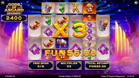 Gods of Asgard Megaways slot screenshot 5
