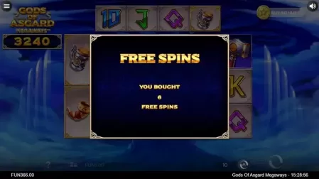 Gods of Asgard Megaways slot screenshot 3
