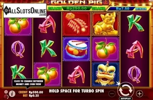 Reel Screen. Golden Pig (Pragmatic Play) from Pragmatic Play