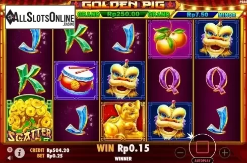 Win Screen 5. Golden Pig (Pragmatic Play) from Pragmatic Play