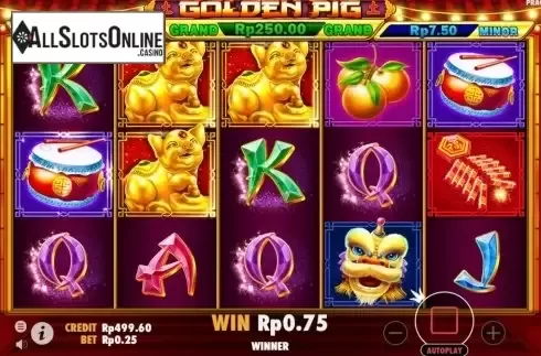 Win Screen 2. Golden Pig (Pragmatic Play) from Pragmatic Play