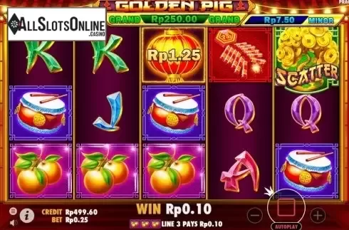 Win Screen 1. Golden Pig (Pragmatic Play) from Pragmatic Play