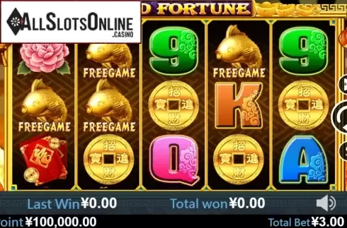 Reel screen. Good Fortune (Virtual Tech) from Virtual Tech