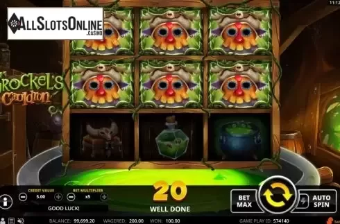 Win Screen 1. Grockel's Cauldron from Swintt