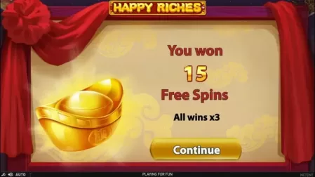 Happy Riches slot screenshot 4