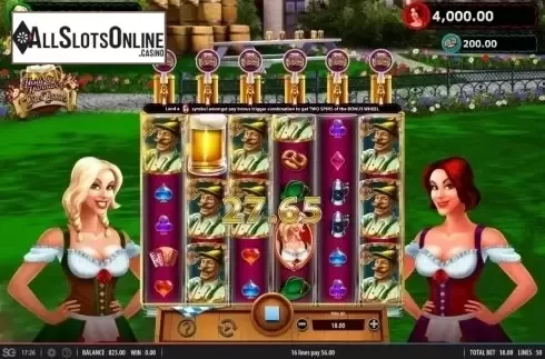 Win Screen 2. Heidi and Hannah's Bier Haus from WMS