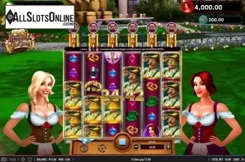 Win Screen 1. Heidi and Hannah's Bier Haus from WMS