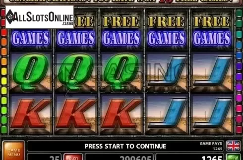 Screen3. Highway Star from Casino Technology