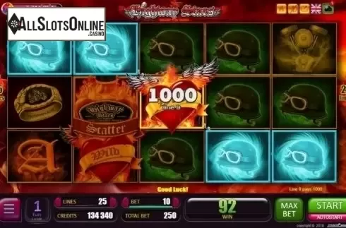 Win Screen. Highway Stars from Belatra Games