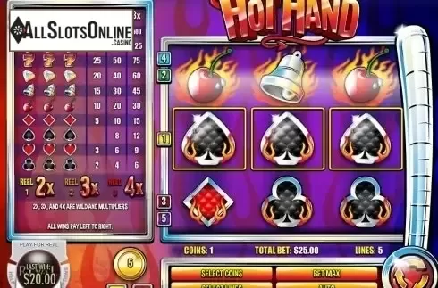 Low Win. Hot Hand from Rival Gaming