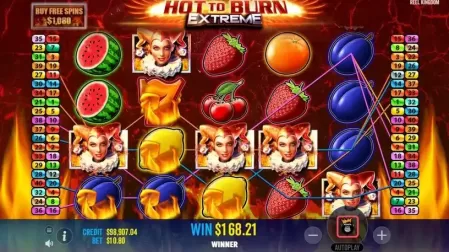 Hot to Burn Extreme slot screenshot 6