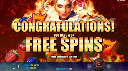 Hot to Burn Extreme slot screenshot 4