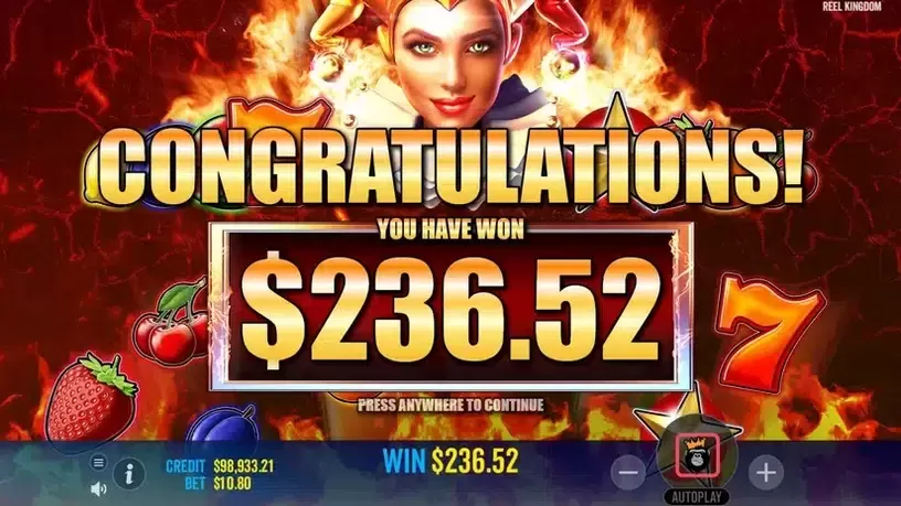 Hot to Burn Extreme slot screenshot 7