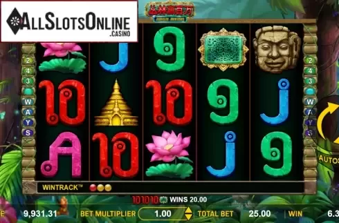 Win Screen. Jungle Jillions from Aspect Gaming