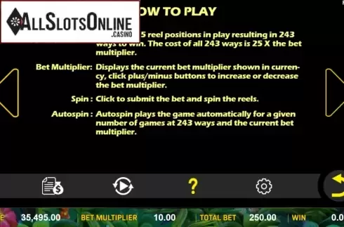 Rules. Jungle Jillions from Aspect Gaming