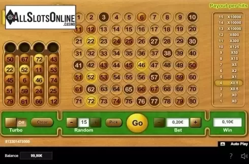 Win Screen . Keno (Unknown) from Others