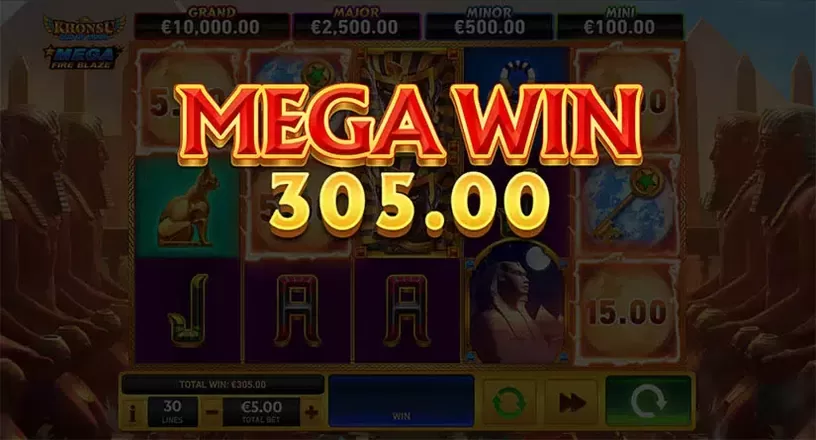 Khonsu God of Moon Mega Fire Blaze slot screenshot 5