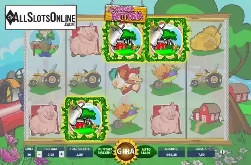 Free Spins screen