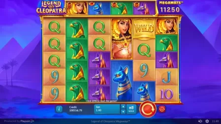 Legend of Cleopatra Megaways slot screenshot 1