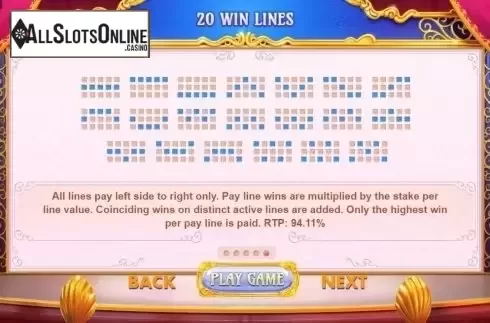 Screen3. Lucky Cabaret from Cayetano Gaming