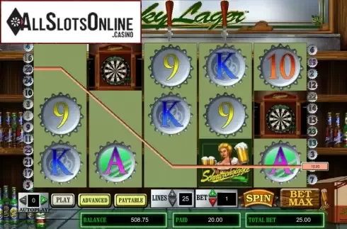 Screen6. Lucky Lager from Amaya