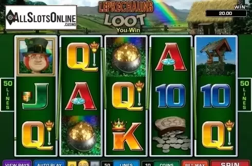 Screen7. Lucky Leprechaun's Loot from Microgaming