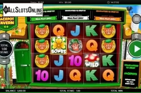 Reel Screen. Luckys Jackpot Tavern from CORE Gaming