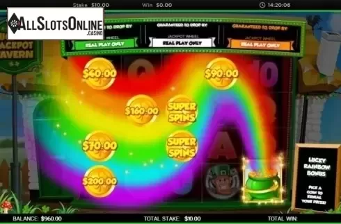 Pick Objects. Luckys Jackpot Tavern from CORE Gaming