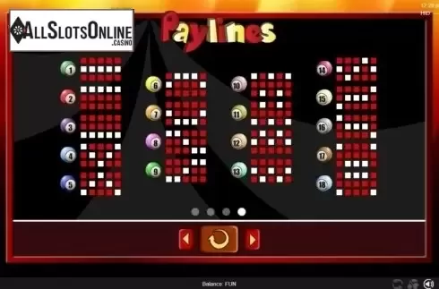 Paylines. Mad 4 Lotto from Espresso Games