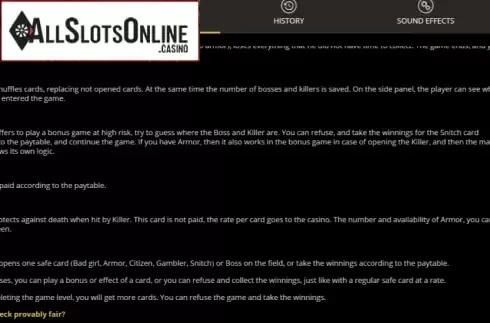 Rules 2. Mafia Syndicate from Evoplay Entertainment