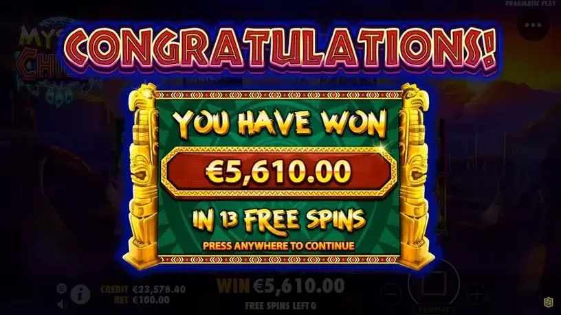 Mystic Chief slot screenshot 8
