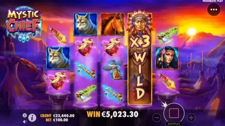 Mystic Chief slot screenshot 7