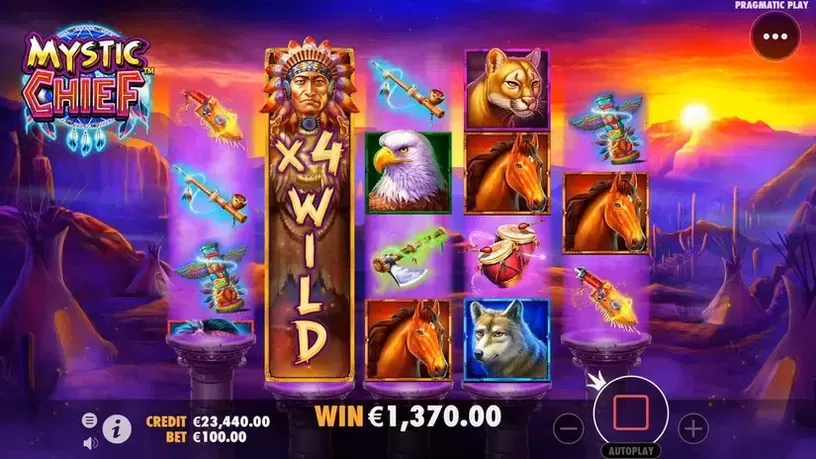 Mystic Chief slot screenshot 6