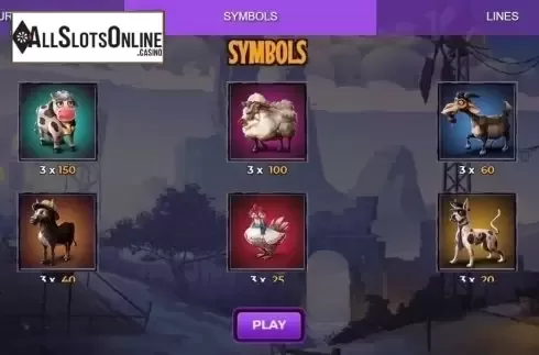 Paytable 1. Need for Space from Spinmatic