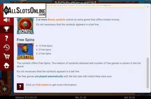 Paytable 3