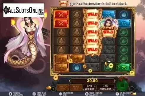 Win Screen 3. Nuwa And The Five Elements from GamePlay