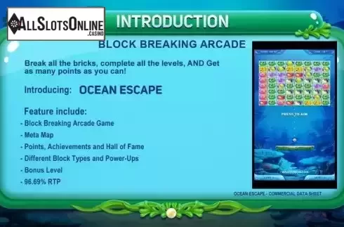 Intro screen