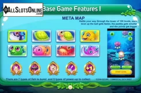Base Game features screen