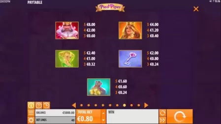 Pied Piper slot screenshot 3